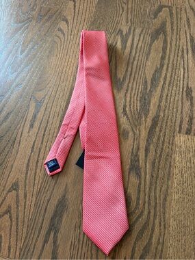 NWT Club Room Coral Textured Men's Tie